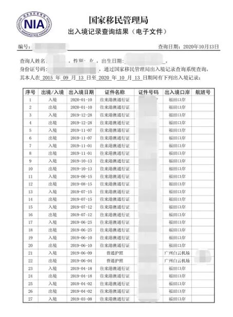 为什么要查询菲律宾的出入境记录？