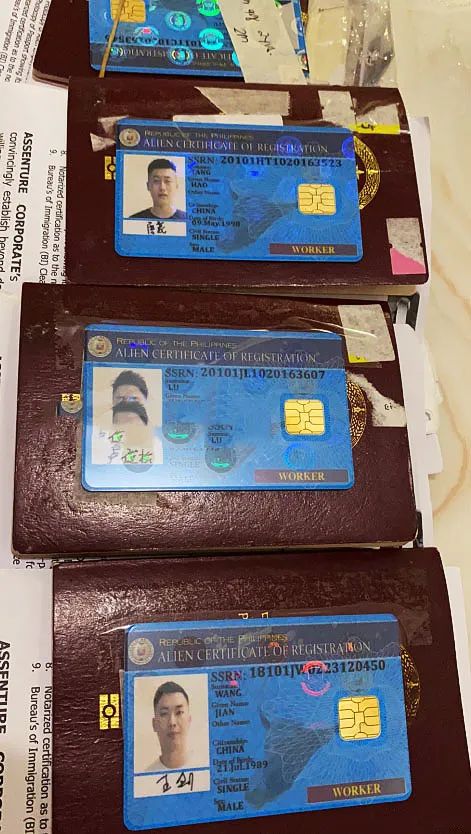 菲律宾劳工签证是贴在护照上的？