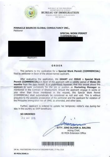 【攻略】菲律宾工作签证申请流程