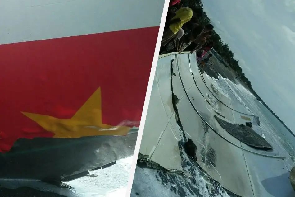 菲律宾渔民发现疑似火箭碎片，带有“中国国旗”！未造成人员伤亡，不构成危险！