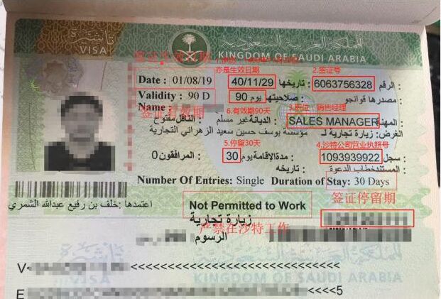 沙特有几种签证类型可以申请