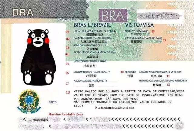 巴西签证办理时间长吗