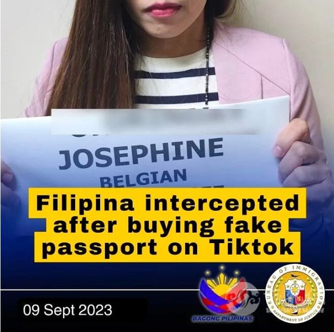 菲律宾女子花费70万购买假比利时护照出境被捕