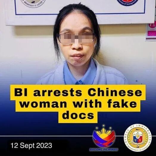 中国女子廖某试图搭乘航班回国时被捕！无签证、无菲律宾入境章、伪造证件