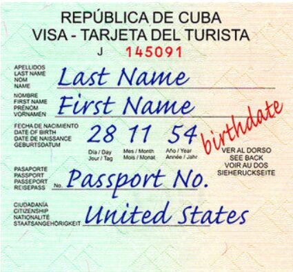 古巴商务签证需要哪些材料